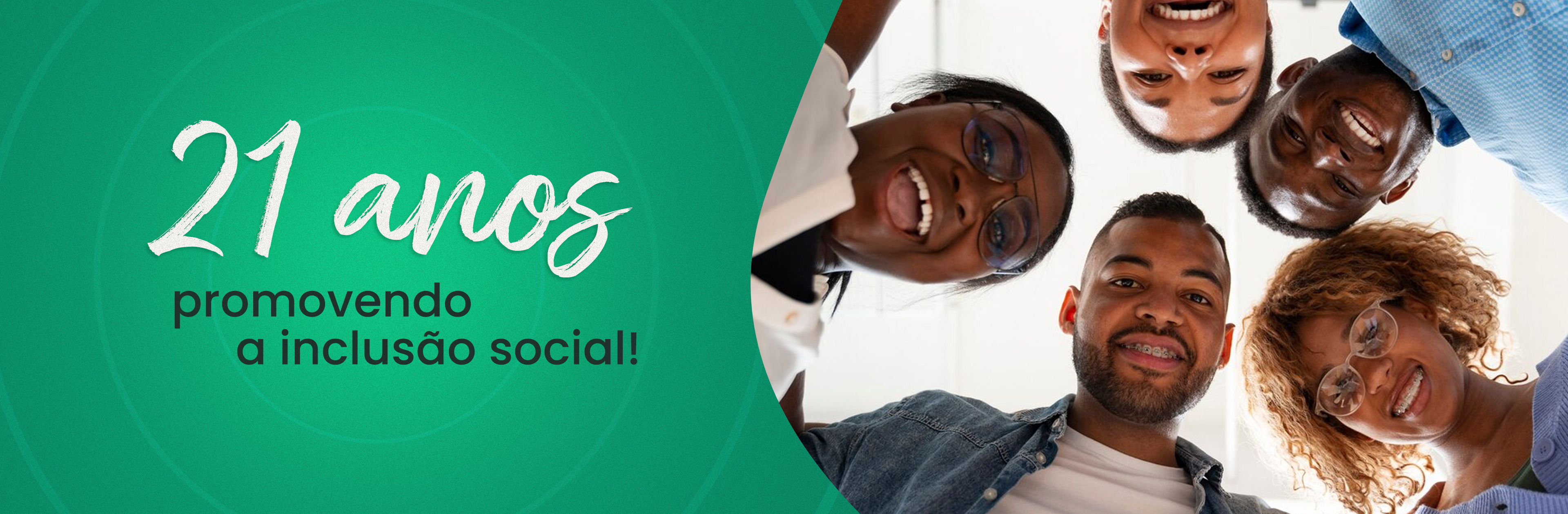 banner onde fala que fazem 21 anos de história da ceneggo